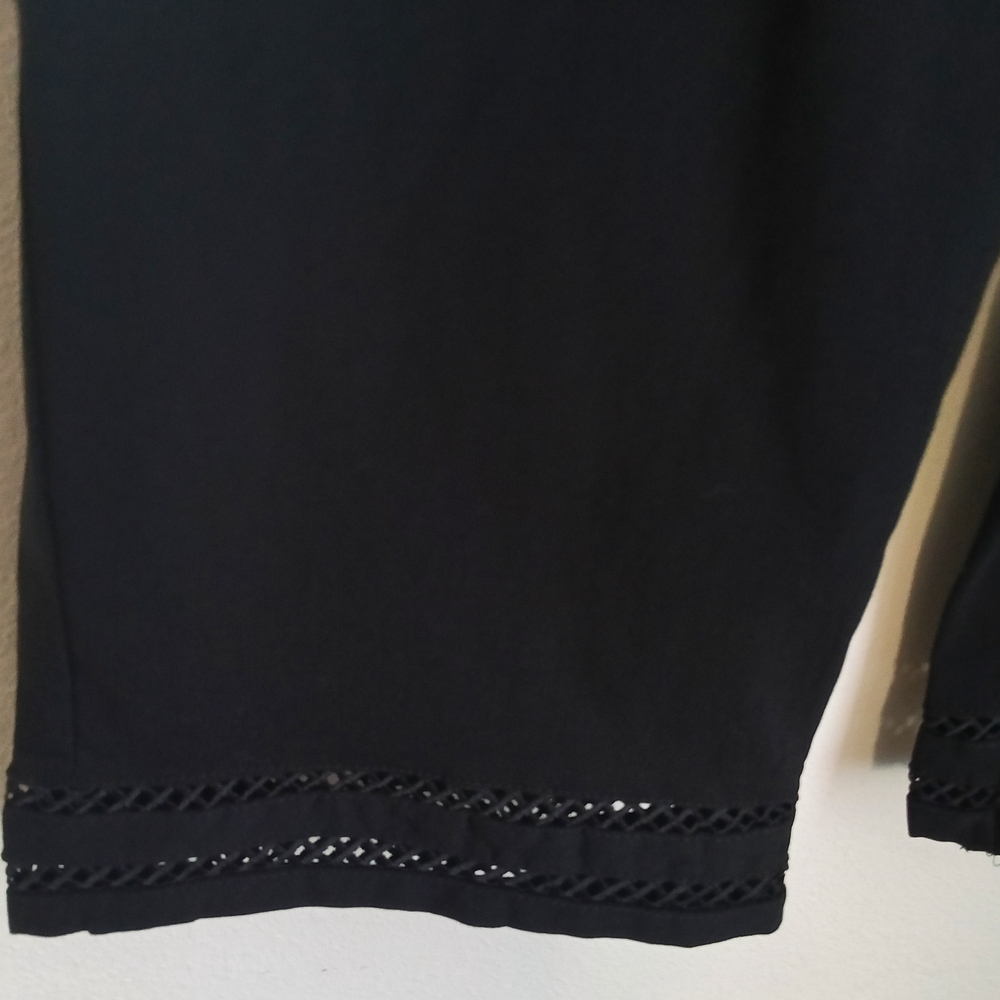 Allison Daley Pants Women 18W Black Vacation Resort Travel Academia Versatile - Picture 2 of 4